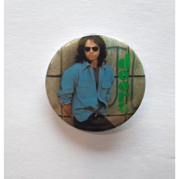 Jim Morrison The Doors Licensed Original 1989 Badge Pin Button Official Licensed - Picture 5 of 6